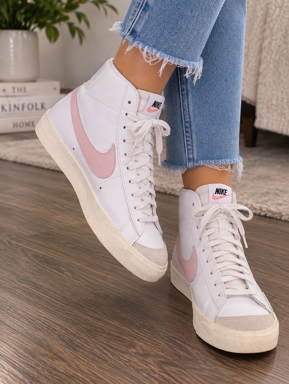 Nike Blazer Mid '77 Vintage "Pink Foam" High Top Sneaker - GREAT FOR SHOE FREAKS